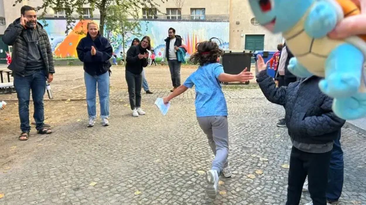 Eindruck vom Spendenlauf 2026 der Hausburgschule