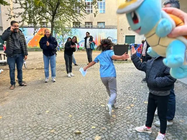 Eindruck vom Spendenlauf 2026 der Hausburgschule